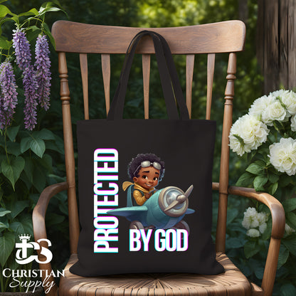 Kids Christian Boy Pilot 2 Tote Bag