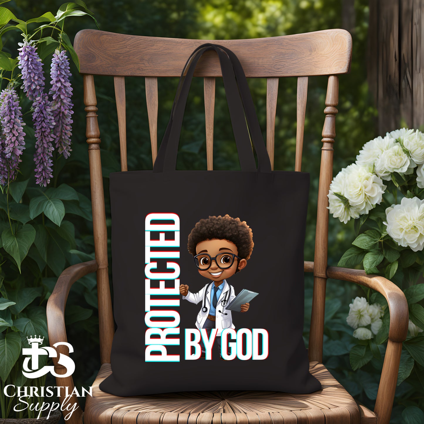 Kids Christian Doctor Tote Bag