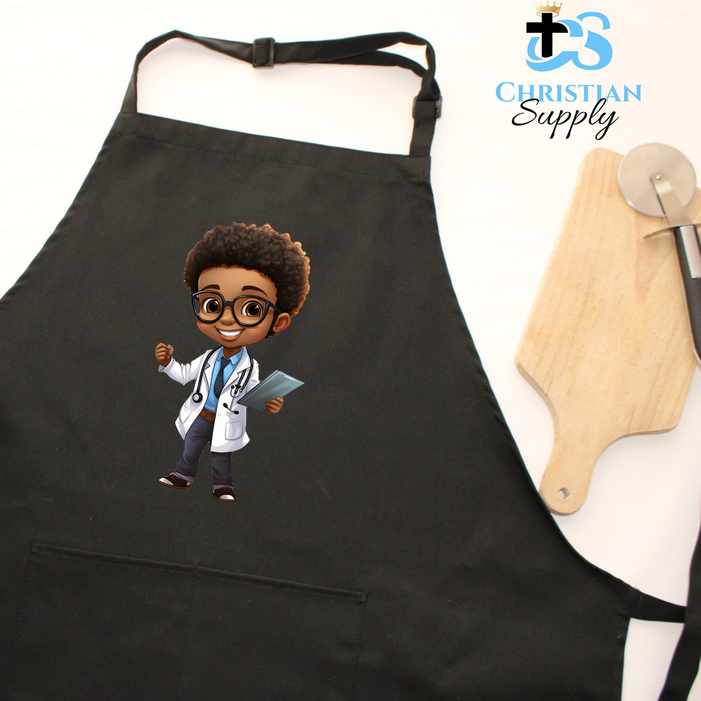 Kids Christian Doctor Apron