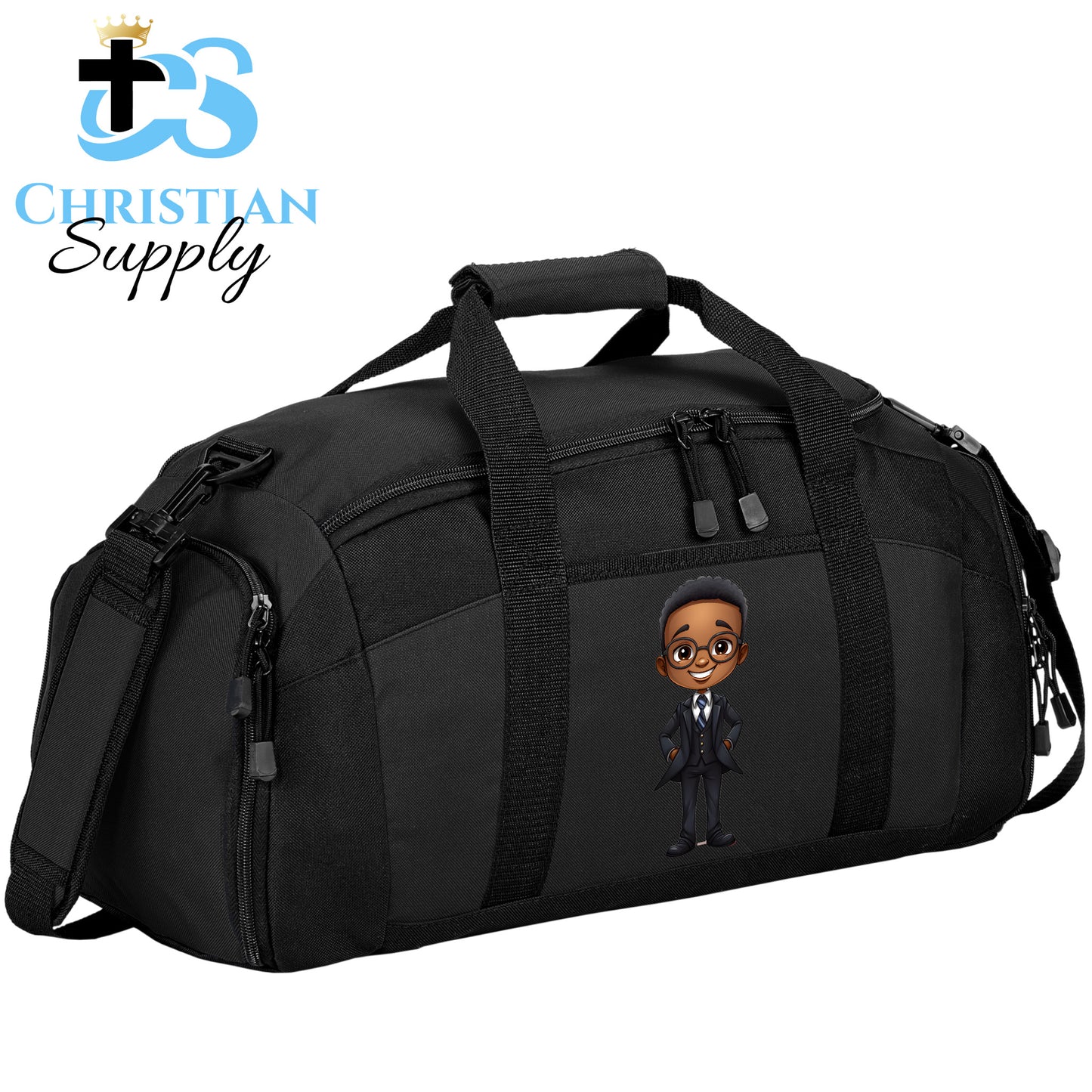 Kids Christian Businessman CEO Boss Leader Duffel Bag