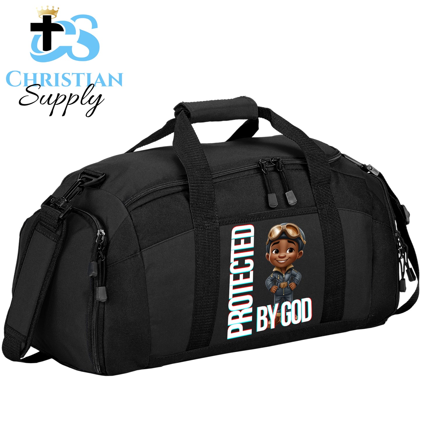 Kids Christian Boy Pilot 3 Duffel Bag