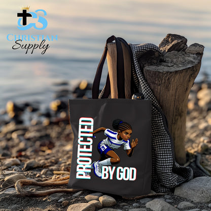 Kids Christian Track and Field Runner Baton Tote Bag