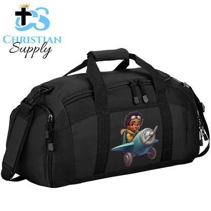 Kids Christian Boy Pilot 2 Duffel Bag