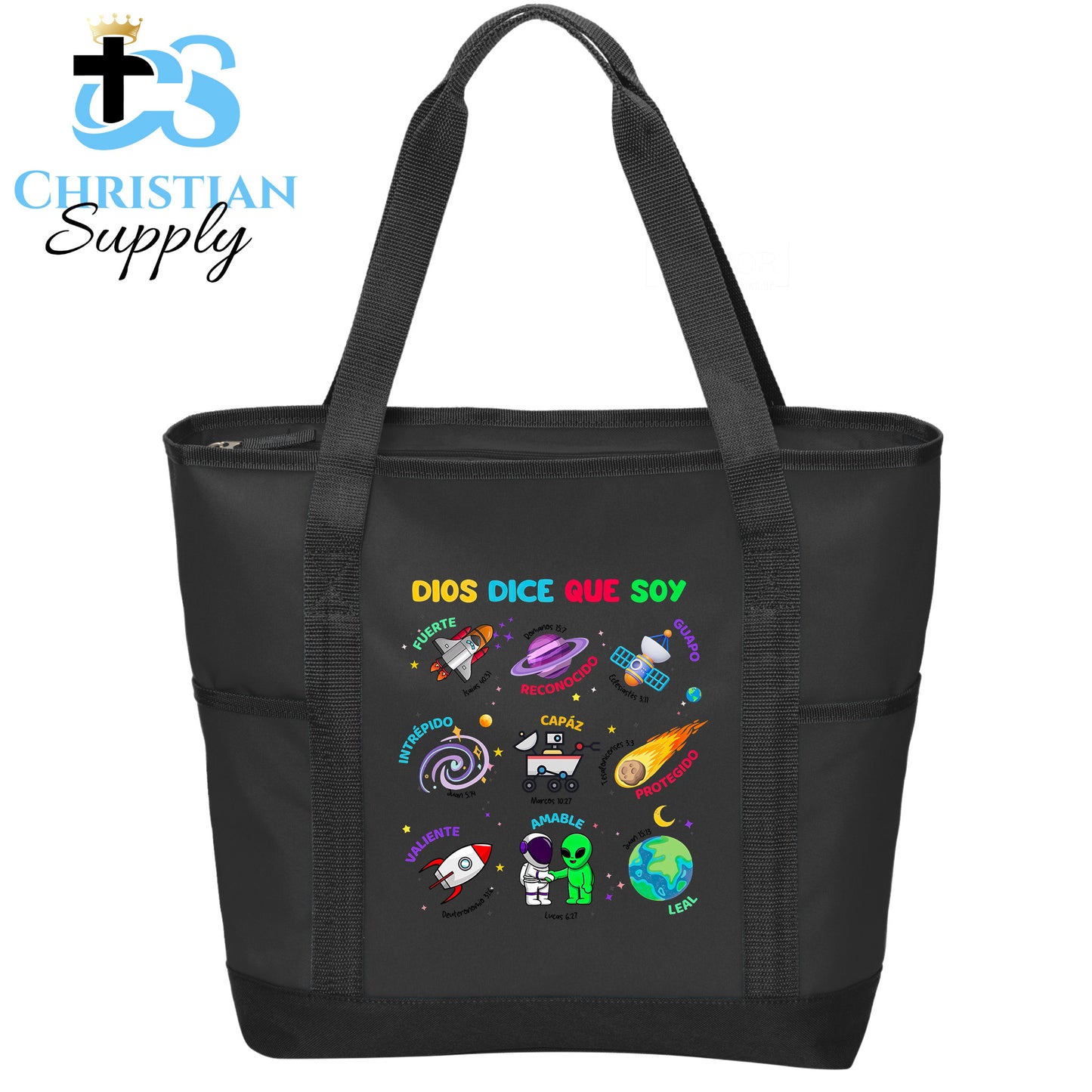 Kids Dios Dice Que Soy Space Spanish Tote Bag