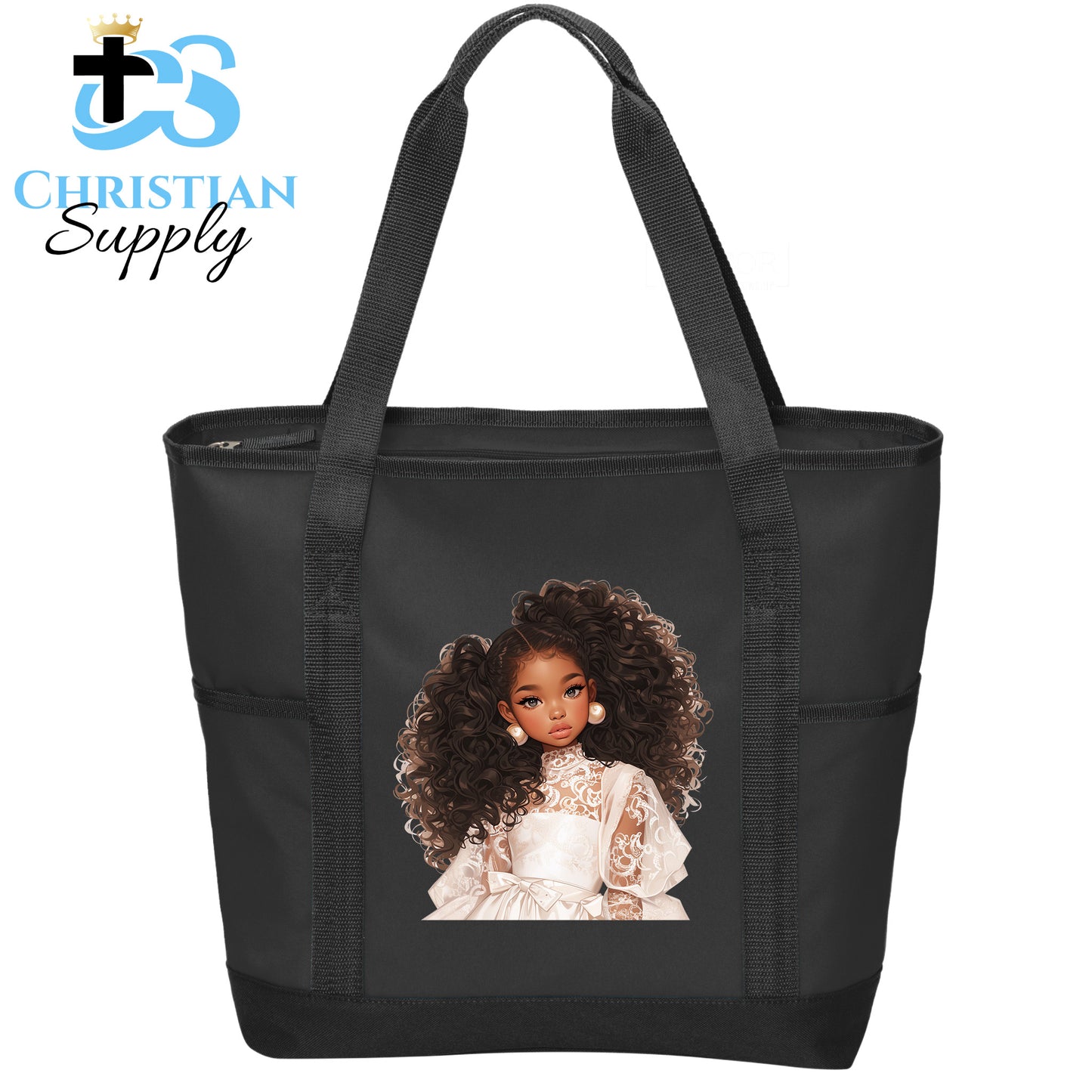 Kids Christian Pretty Girl 1 Tote Bag