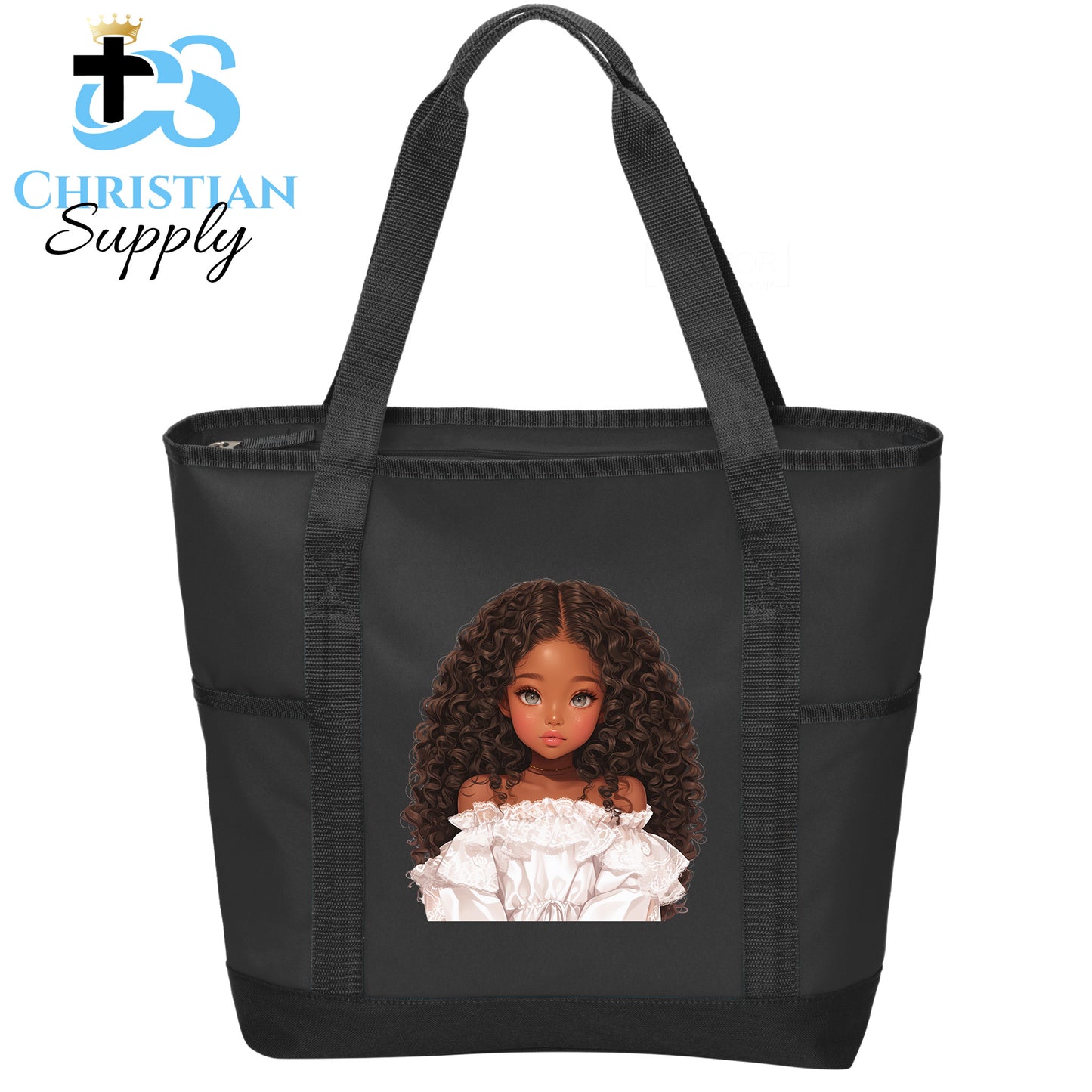 Kids Christian Pretty Girl 2 Tote Bag