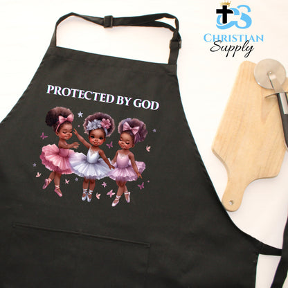 Kids Christian 3 Ballerinas Apron