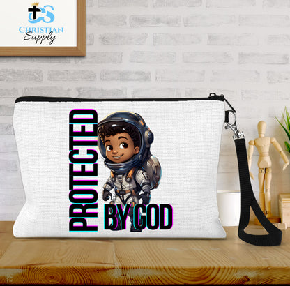 Kids Christian Boy Astronaut Wristlet