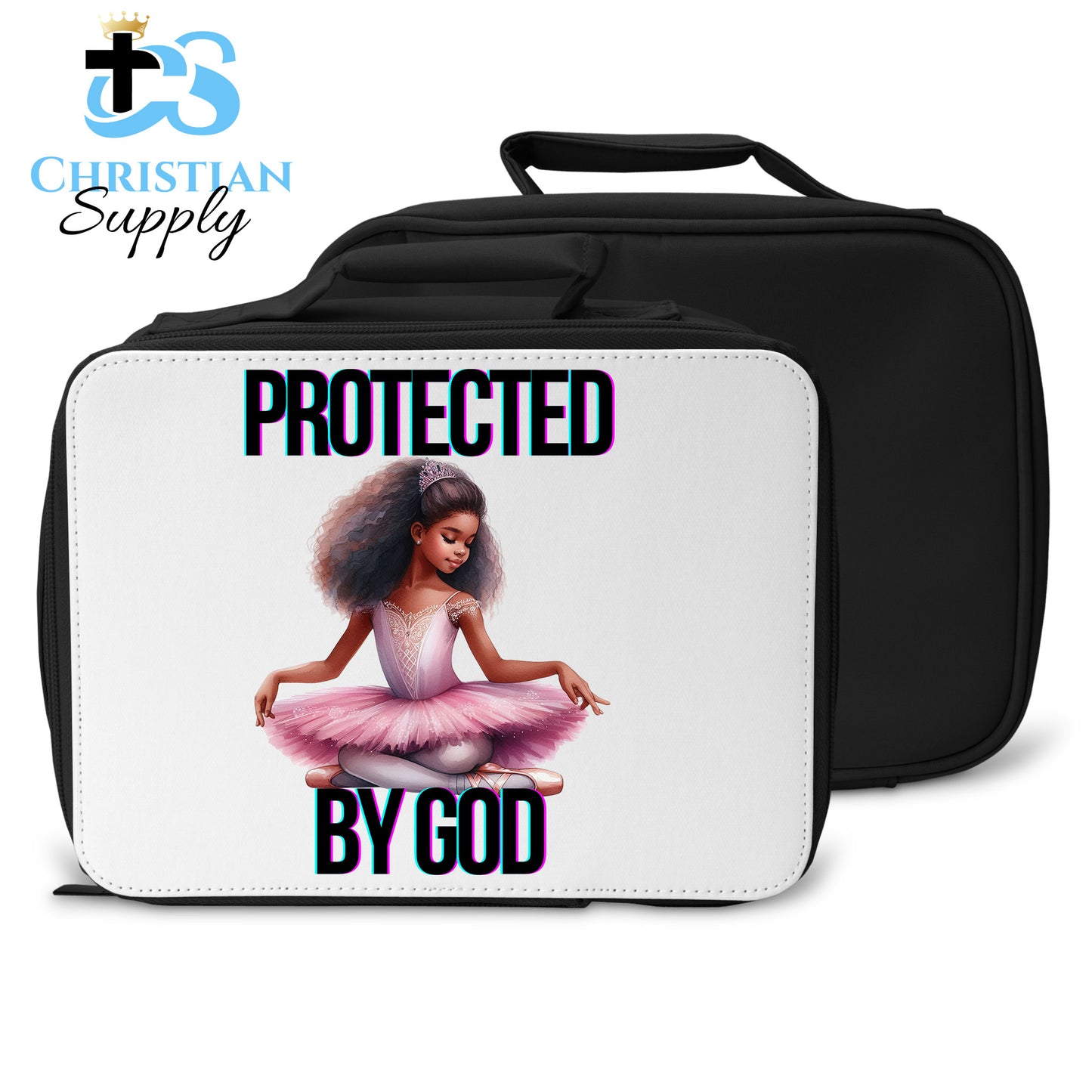 Kids Christian Ballerina Sitting Lunch Bag