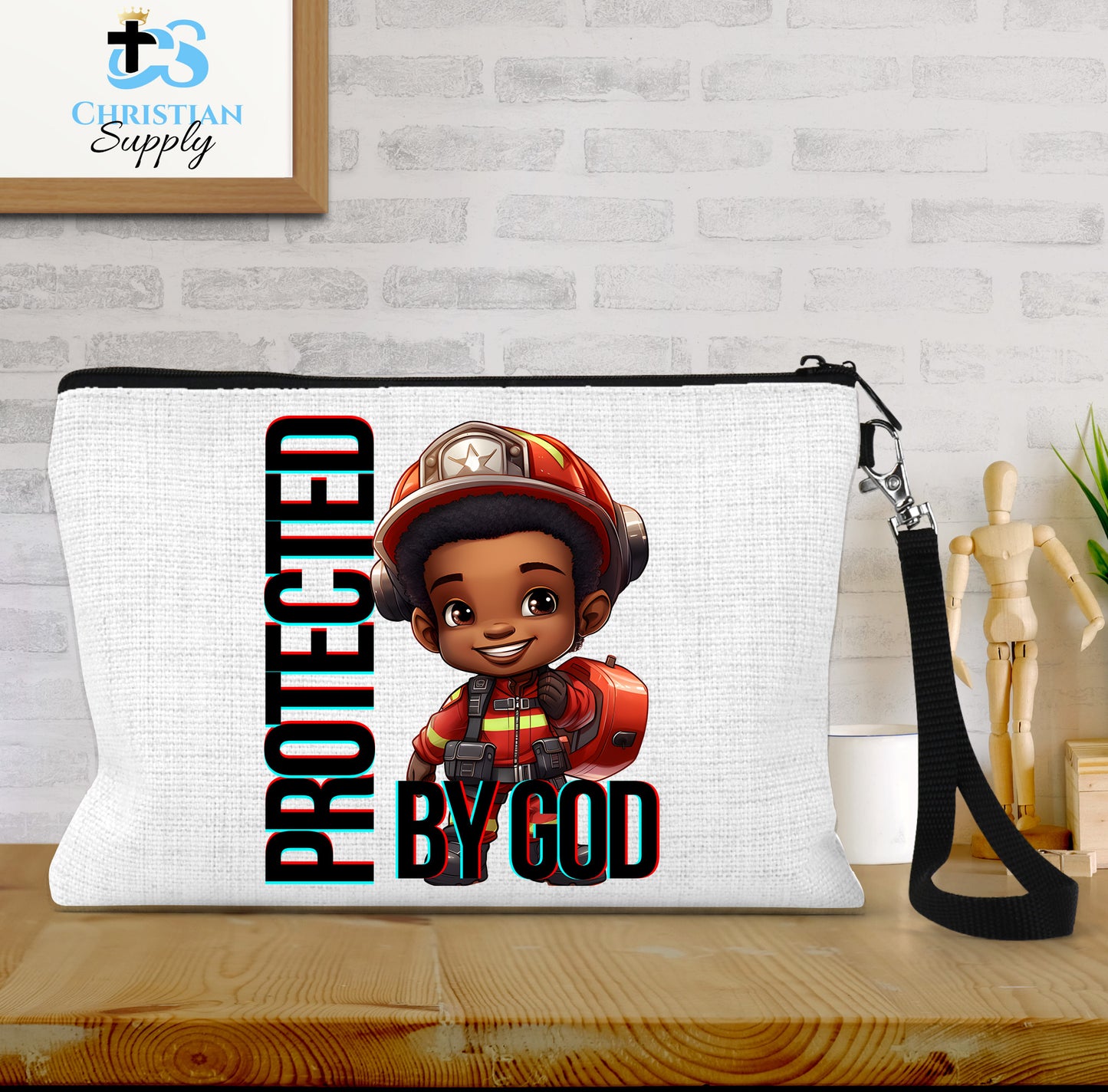 Kids Christian Firefighter Wristlet