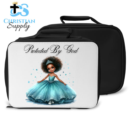 Kids Christian Princess Blue Lunch Bag