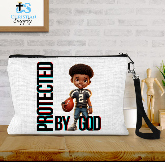 Kids Christian Football Grey Jersey 1 Wristlet