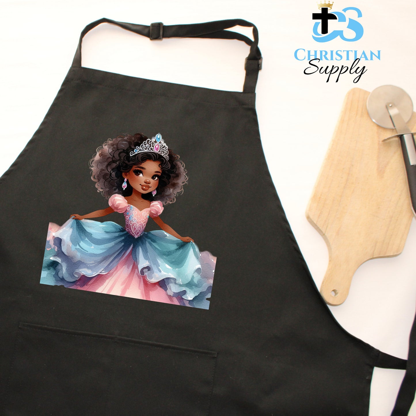 Kids Christian Princess 3 Apron