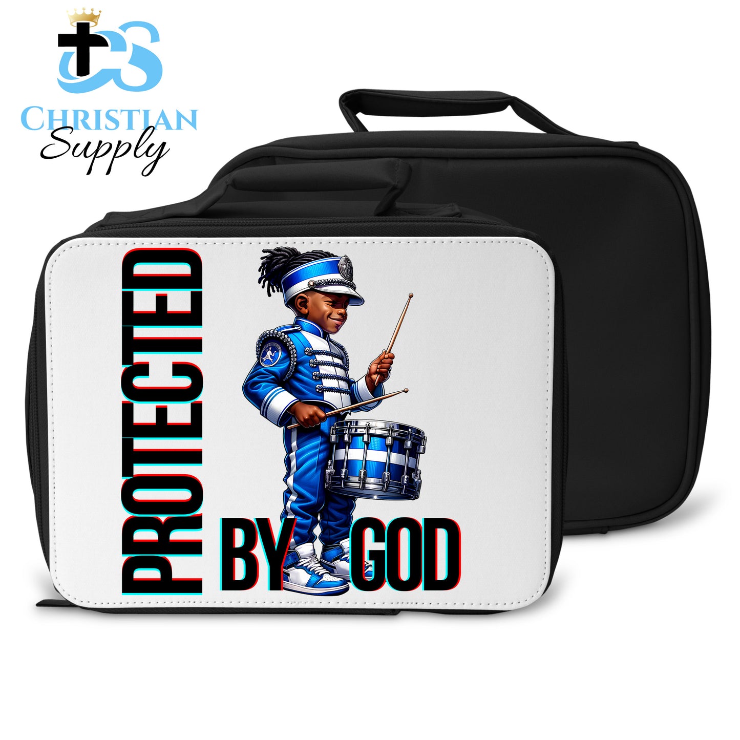 Kids Christian Marching Band Drum Lunch Bag