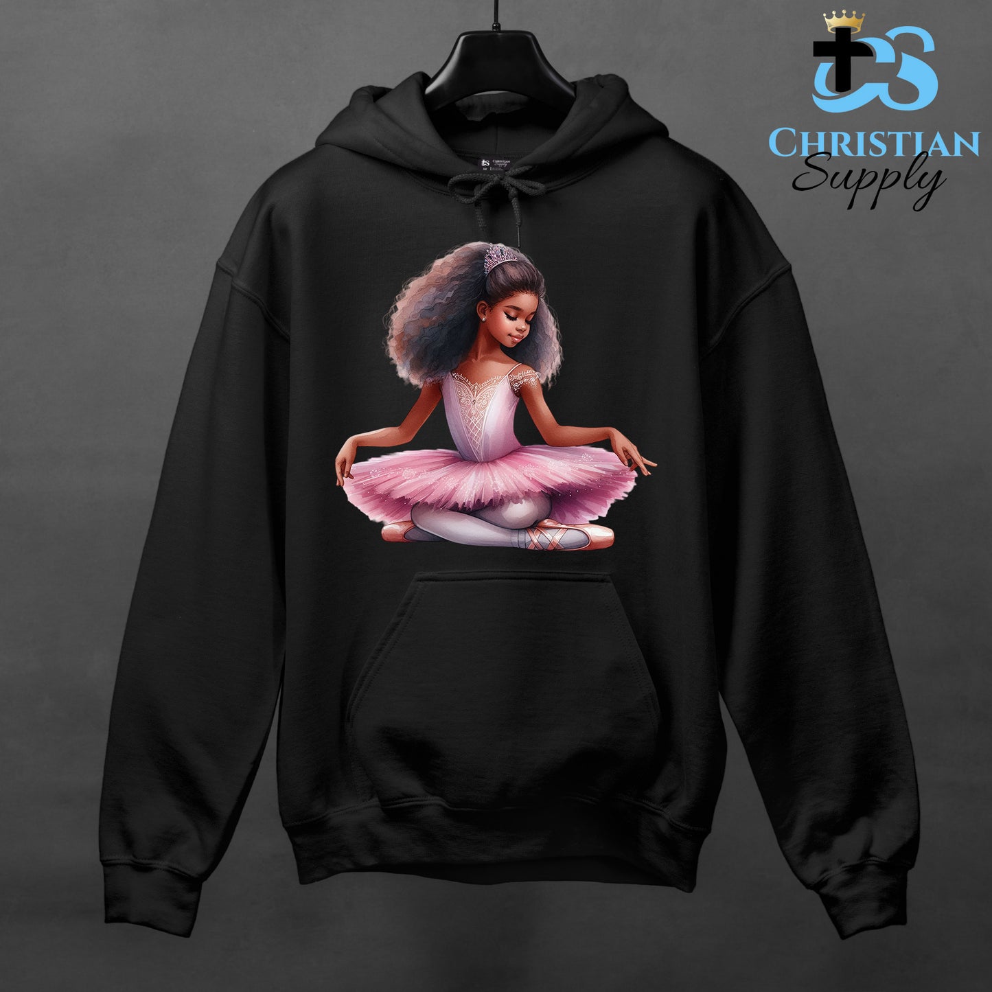 Kids Christian Ballerina Sitting Apparel