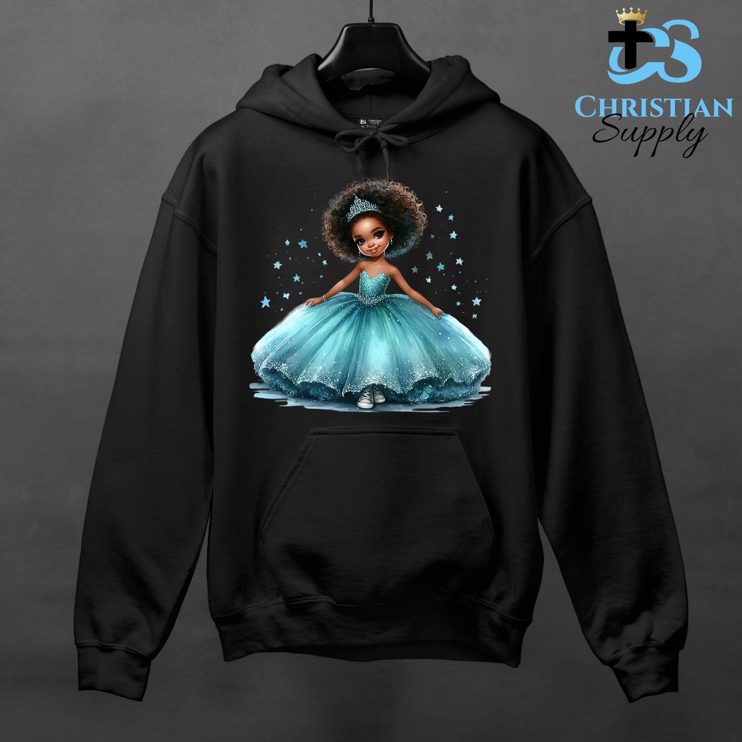 Kids Christian Princess Blue Apparel