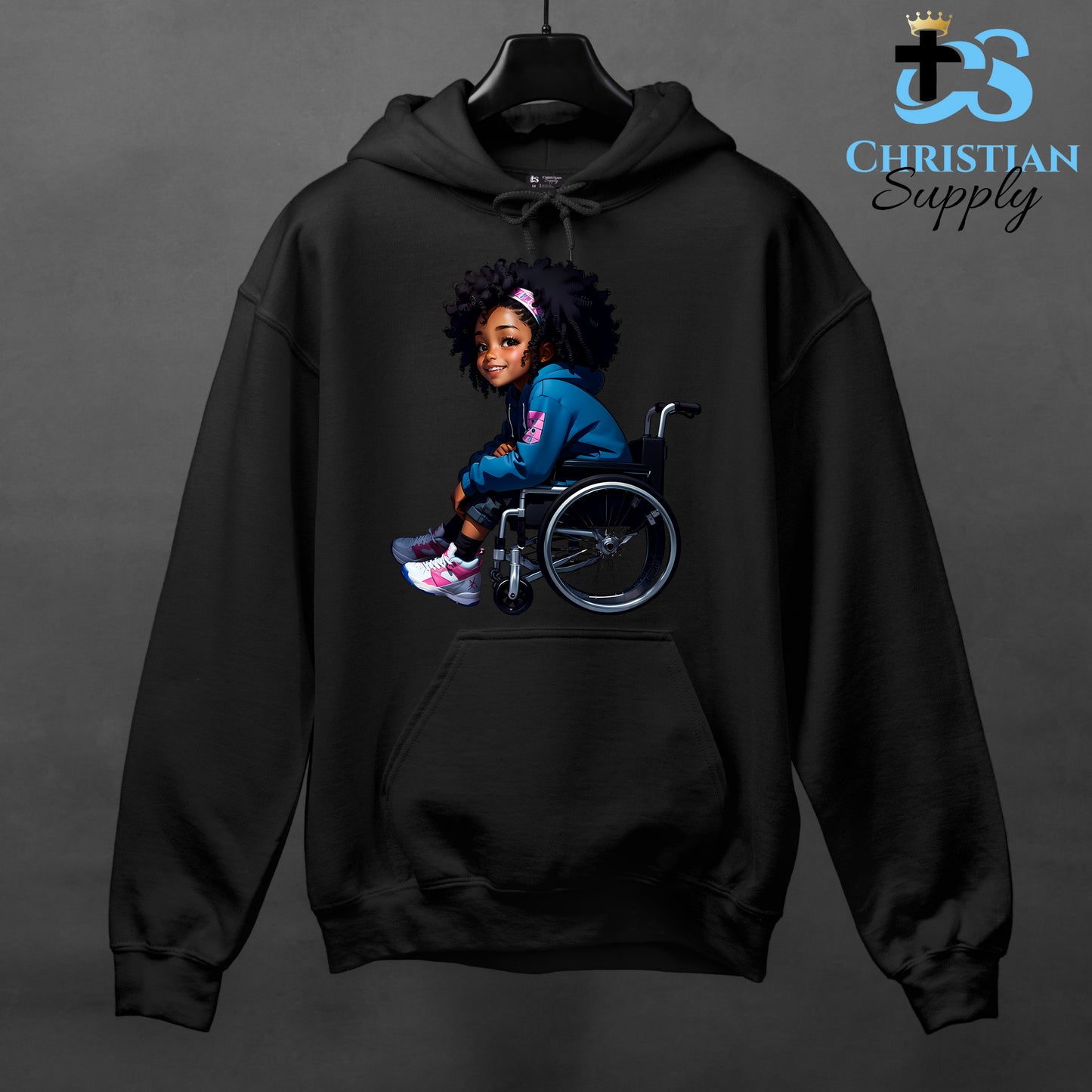 Kids Christian Girl in Wheelchair 1 Apparel