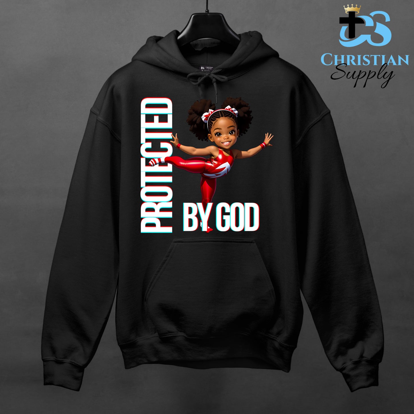 Kids Gymnastics Christian Red Outfit Apparel