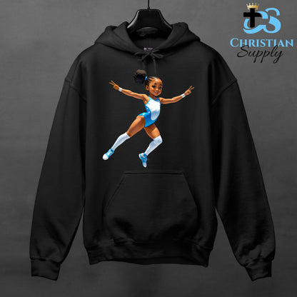 Kids Gymnastics Christian Blue Outfit Apparel