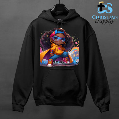 Kids Artist Christian Superhero Girl Apparel