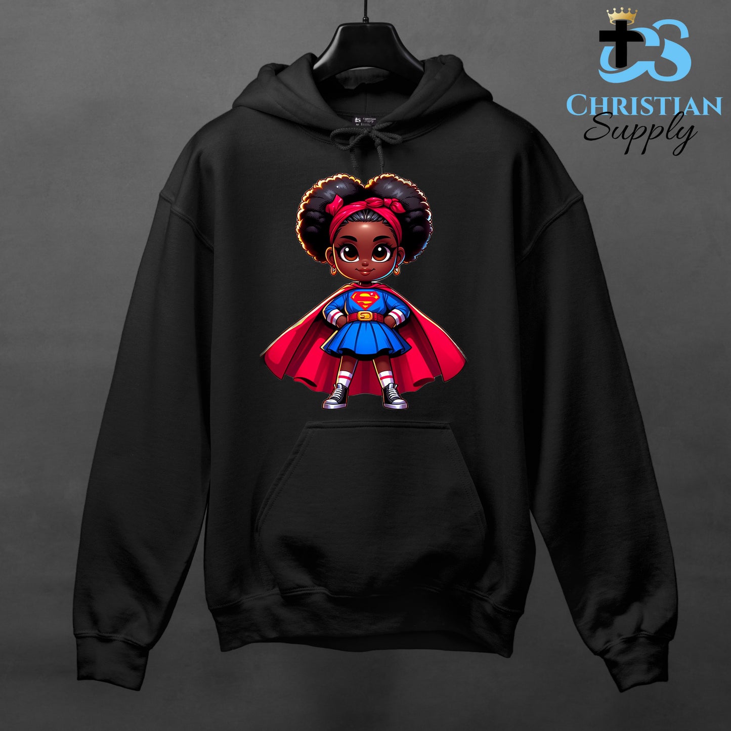 Kids Christian Super Girl Red Outfit Apparel