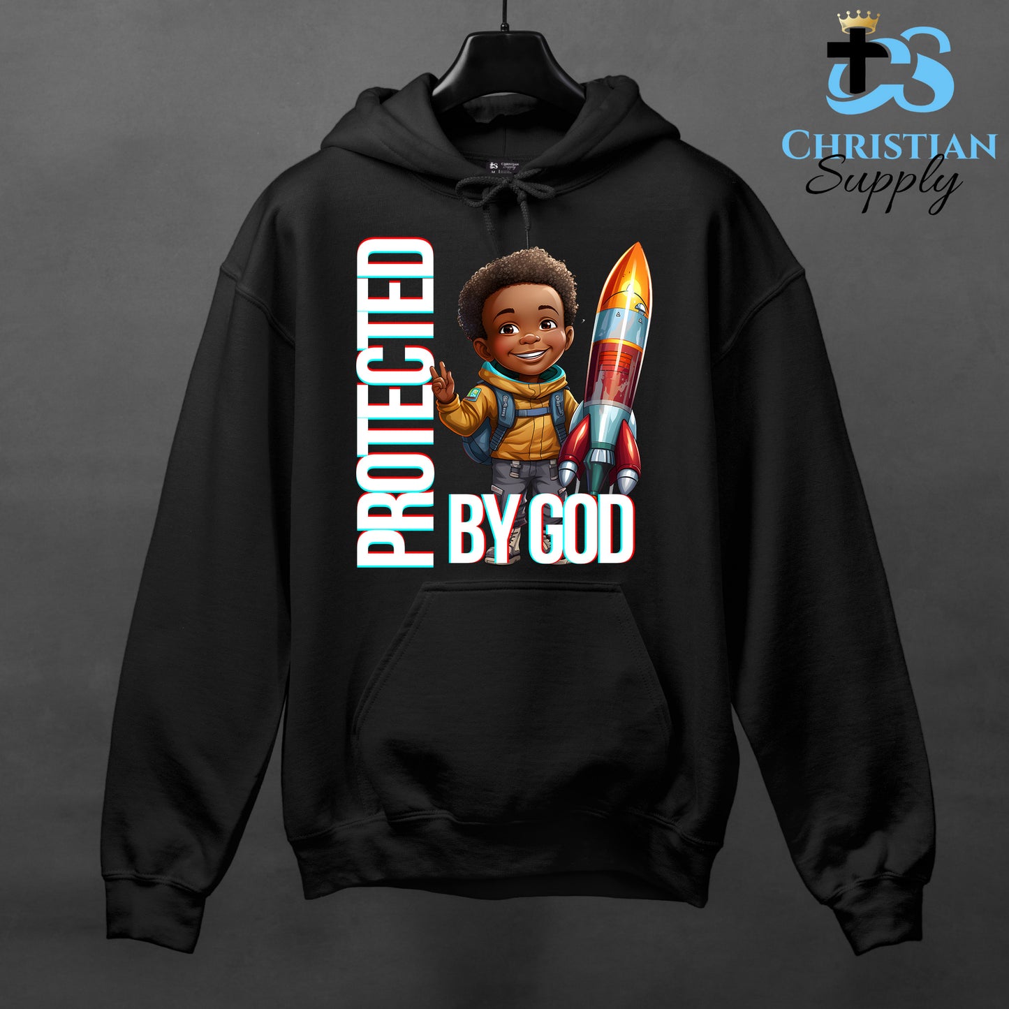 Kids Christian Boy with Rocket Science Apparel