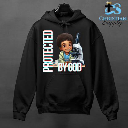 Kids Christian Scientist with Microscope 2 Apparel