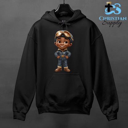 Kids Christian Boy Pilot 3 Apparel