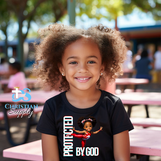 Kids Gymnastics Christian Red Outfit Apparel