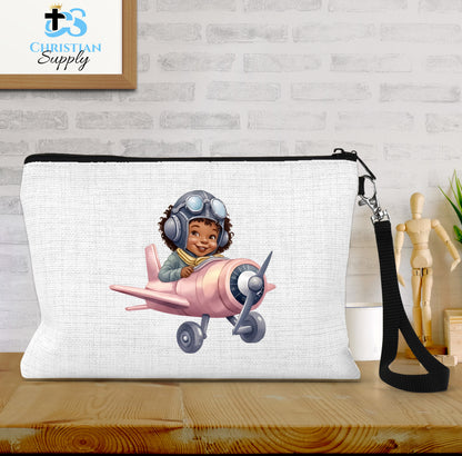 Kids Christian Girl Pilot 1 Wristlet