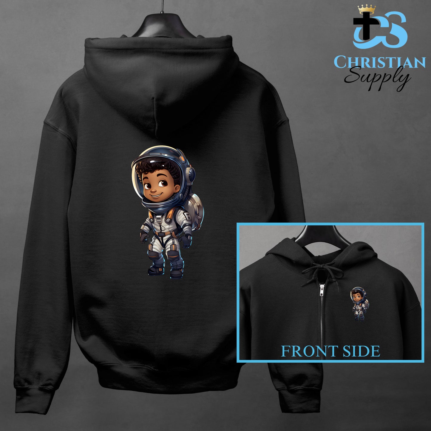 Kids Christian Boy Astronaut Apparel