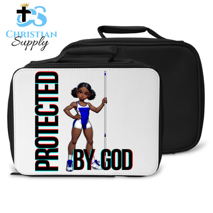 Kids Christian Track and Field Thrower Lunch Bag