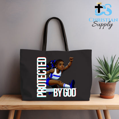 Kids Christian Track and Field Jumper Tote Bag