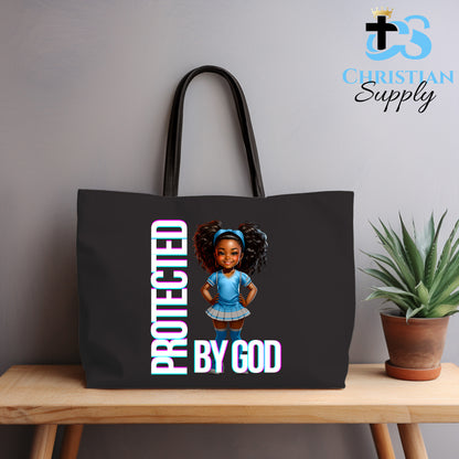 Kids Christian Cheerleader 2 Tote Bag