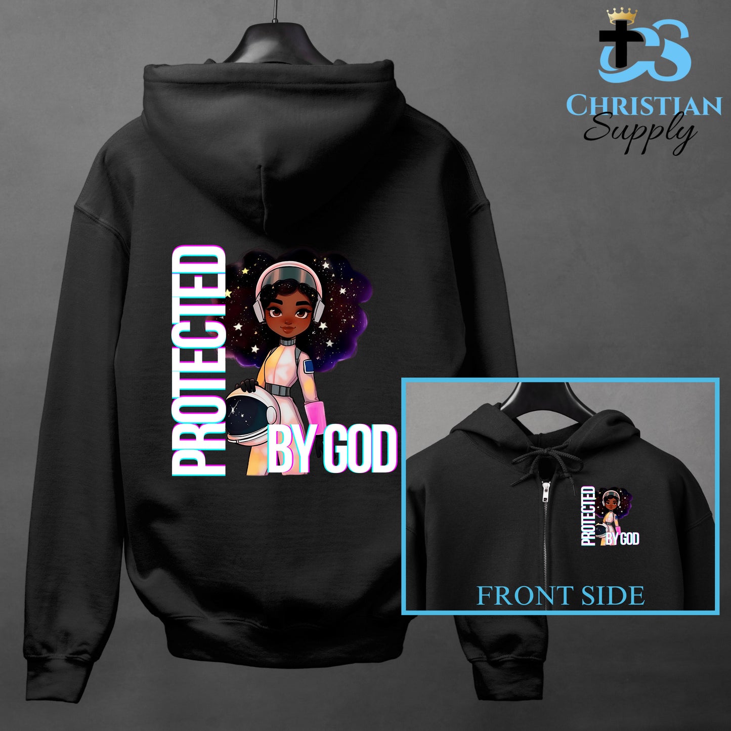 Kids Christian Girl Astronaut Apparel