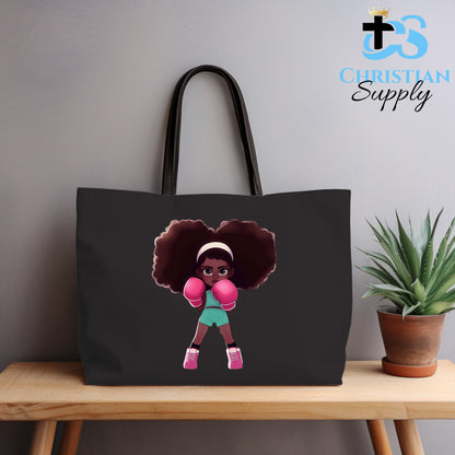 Kids Christian Boxer Tote Bag