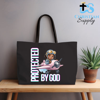 Kids Christian Girl Pilot 2 Tote Bag