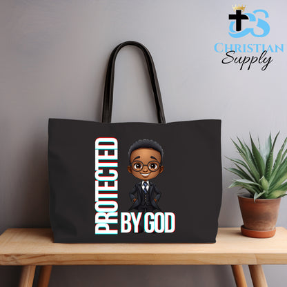 Kids Christian Businessman CEO Boss Leader Tote Bag