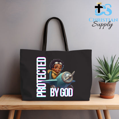 Kids Christian Boy Pilot 2 Tote Bag