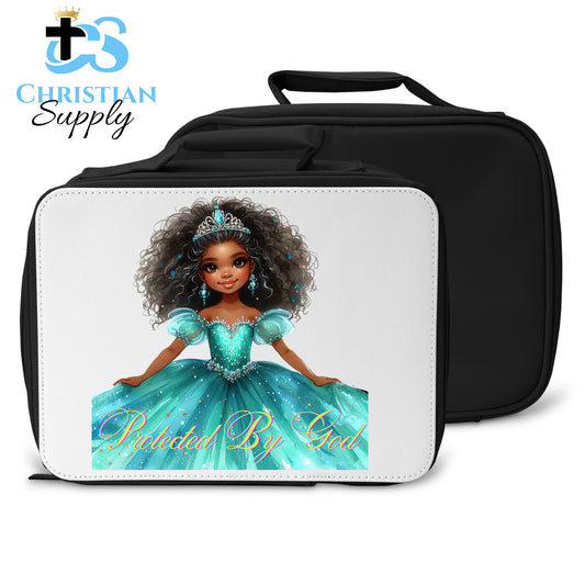 Kids Christian Princess Blue 2 Lunch Bag