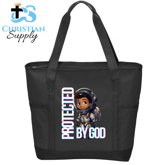 Kids Christian Boy Astronaut Tote Bag