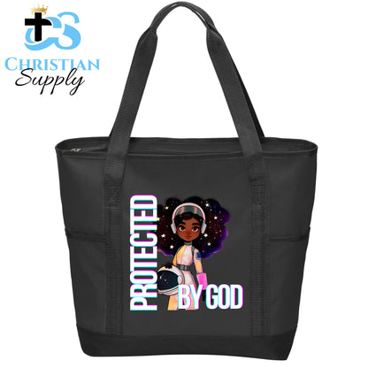 Kids Christian Girl Astronaut Tote Bag