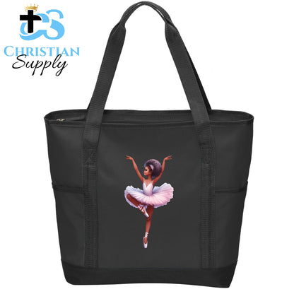 Kids Christian Ballerina Pirouette Tote Bag