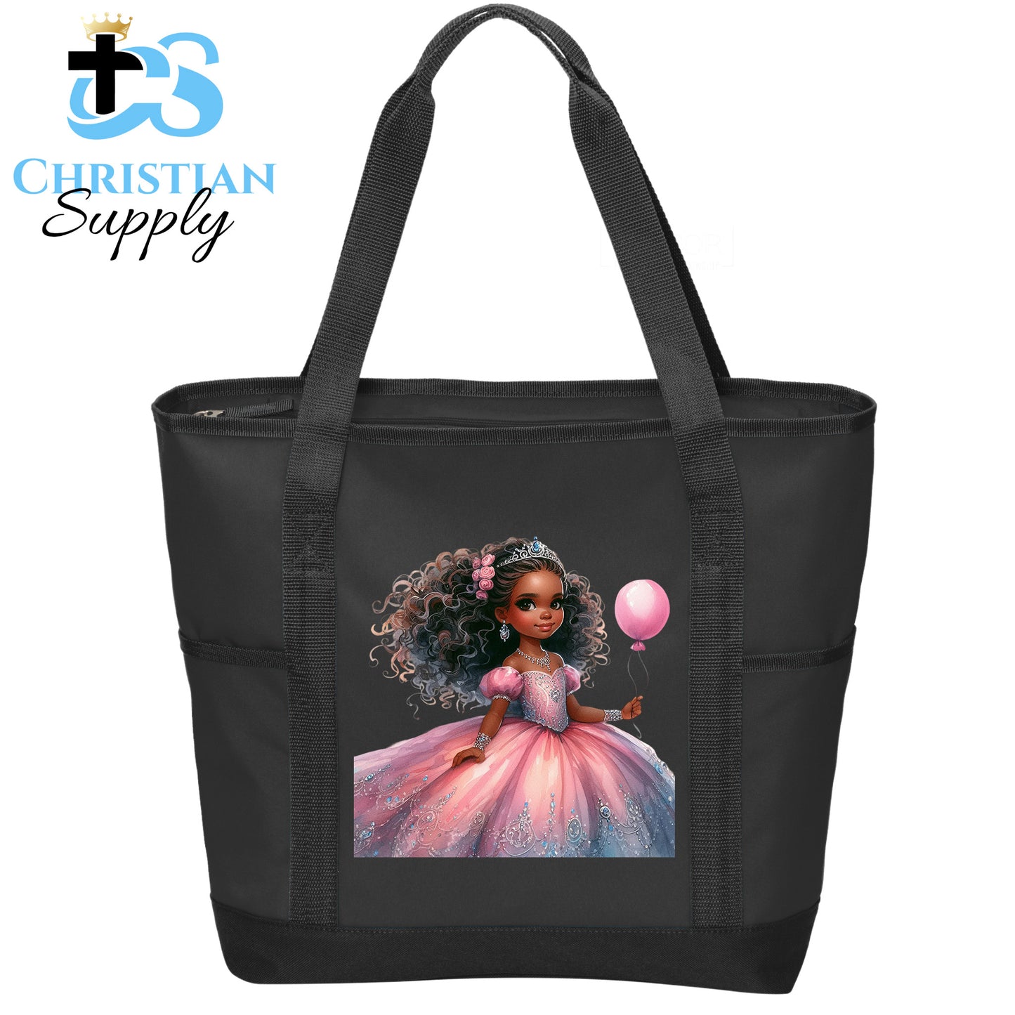 Kids Christian Princess Pink Tote Bag