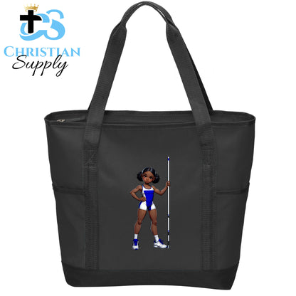 Kids Christian Track and Field Thrower Tote Bag