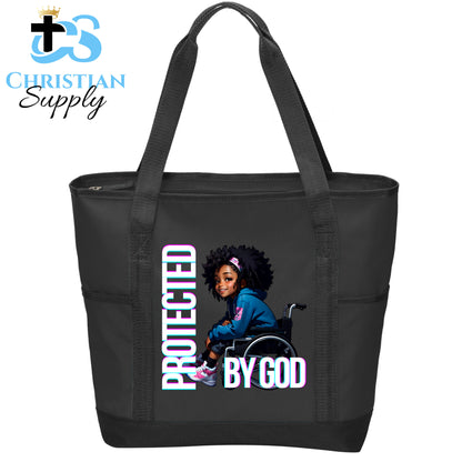 Kids Christian Girl in Wheelchair 1 Tote Bag