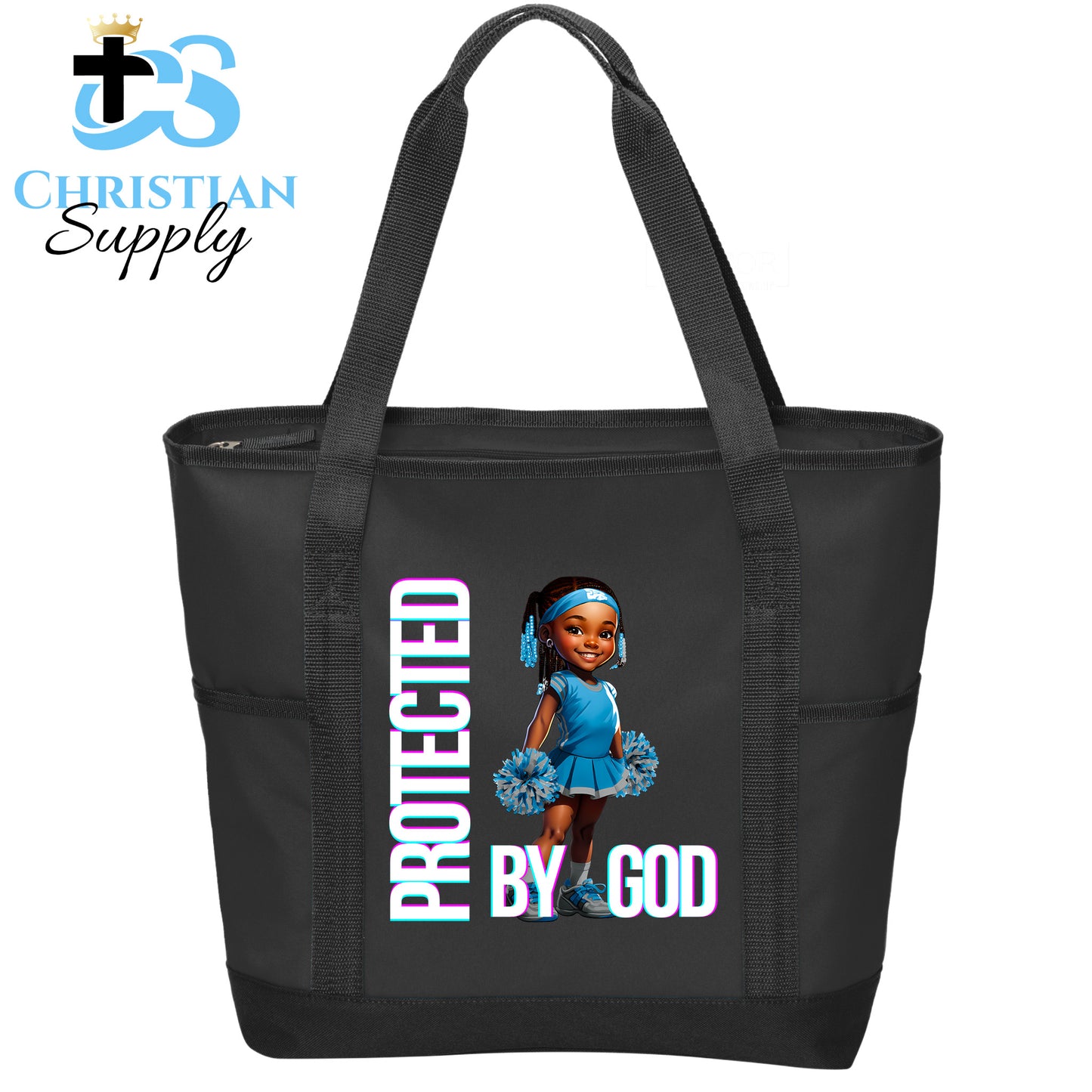 Kids Christian Cheerleader 1 Tote Bag