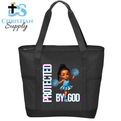 Kids Christian Cheerleader 3 Tote Bag