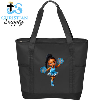 Kids Christian Cheerleader 3 Tote Bag