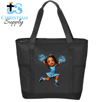 Kids Christian Cheerleader 4 Tote Bag